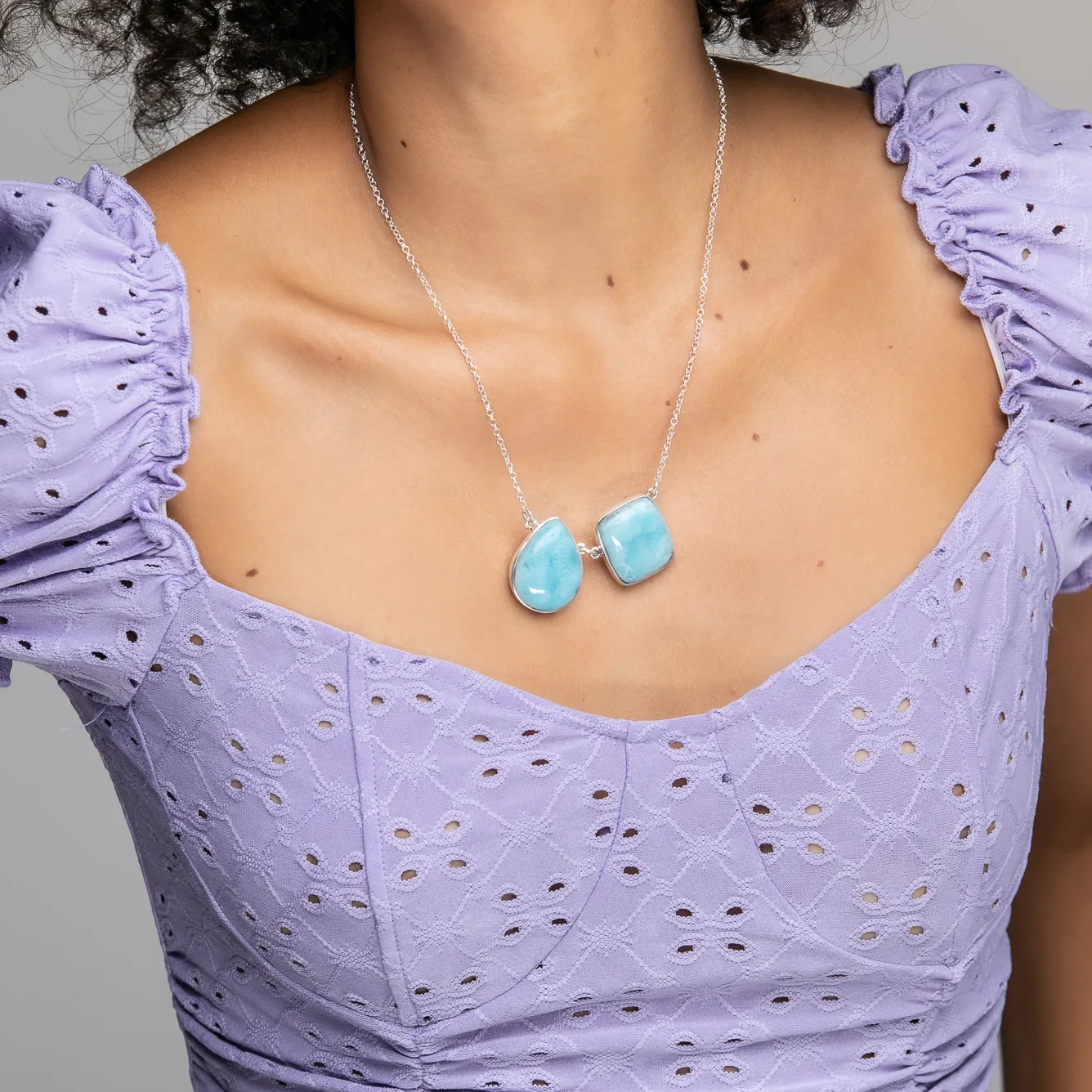 Larimar Necklace Xanthe