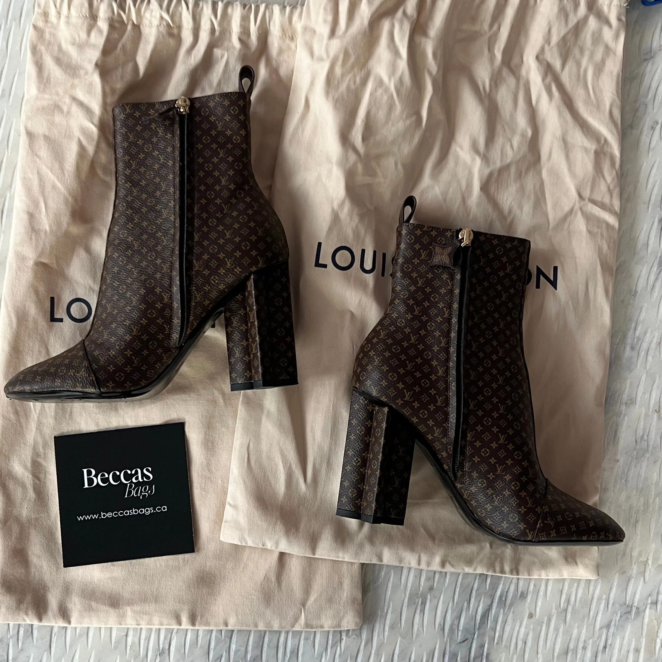 Louis Vuitton Monogram Boots