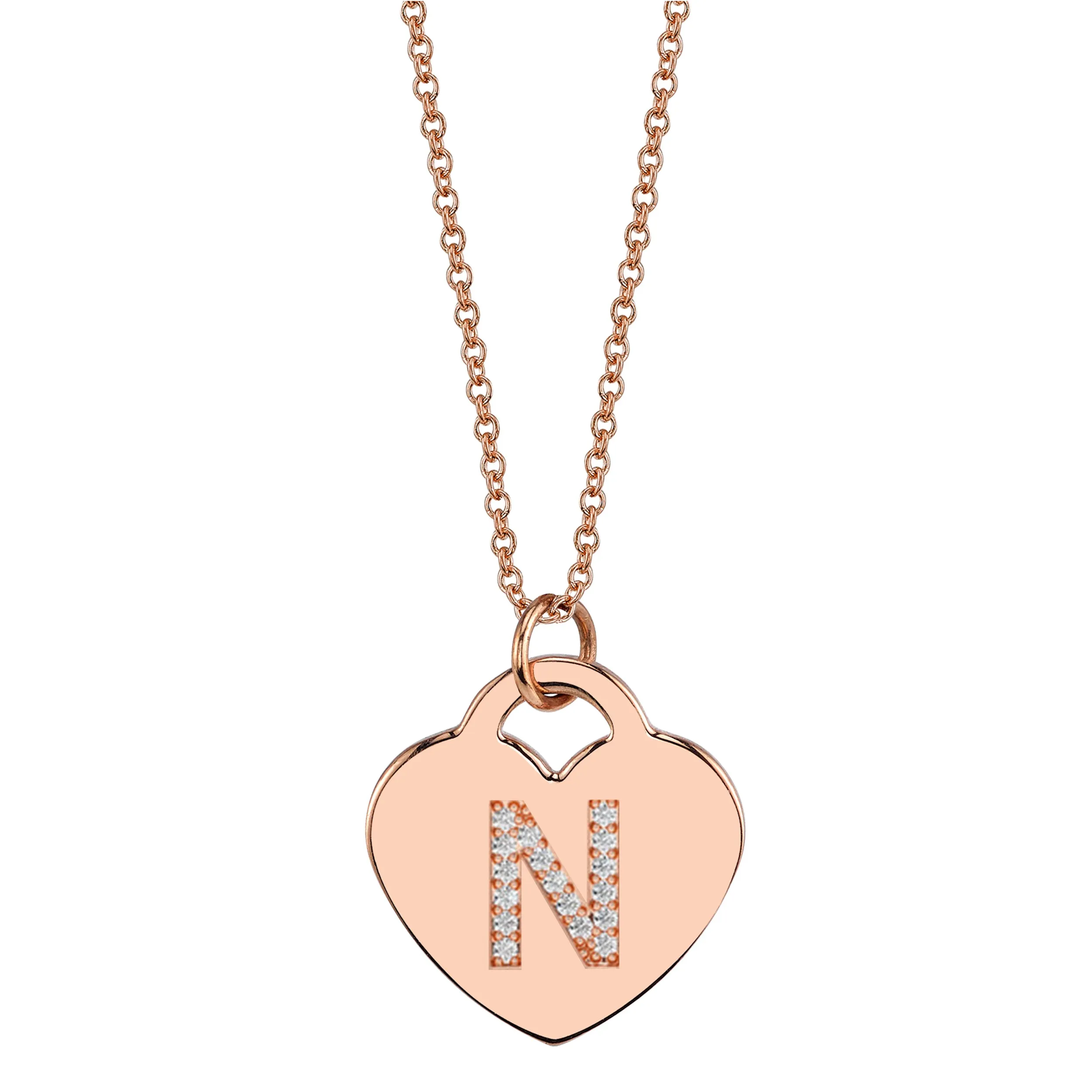 Love Initial Birthstone Necklace (A - Z)