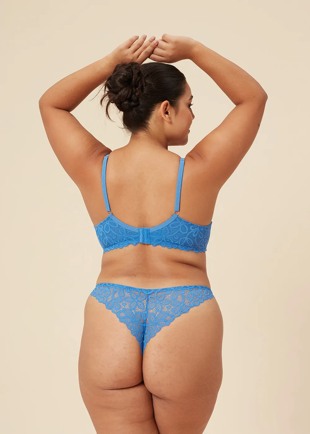 LYRA Plus Sexy Recycled Lace Tanga Panty