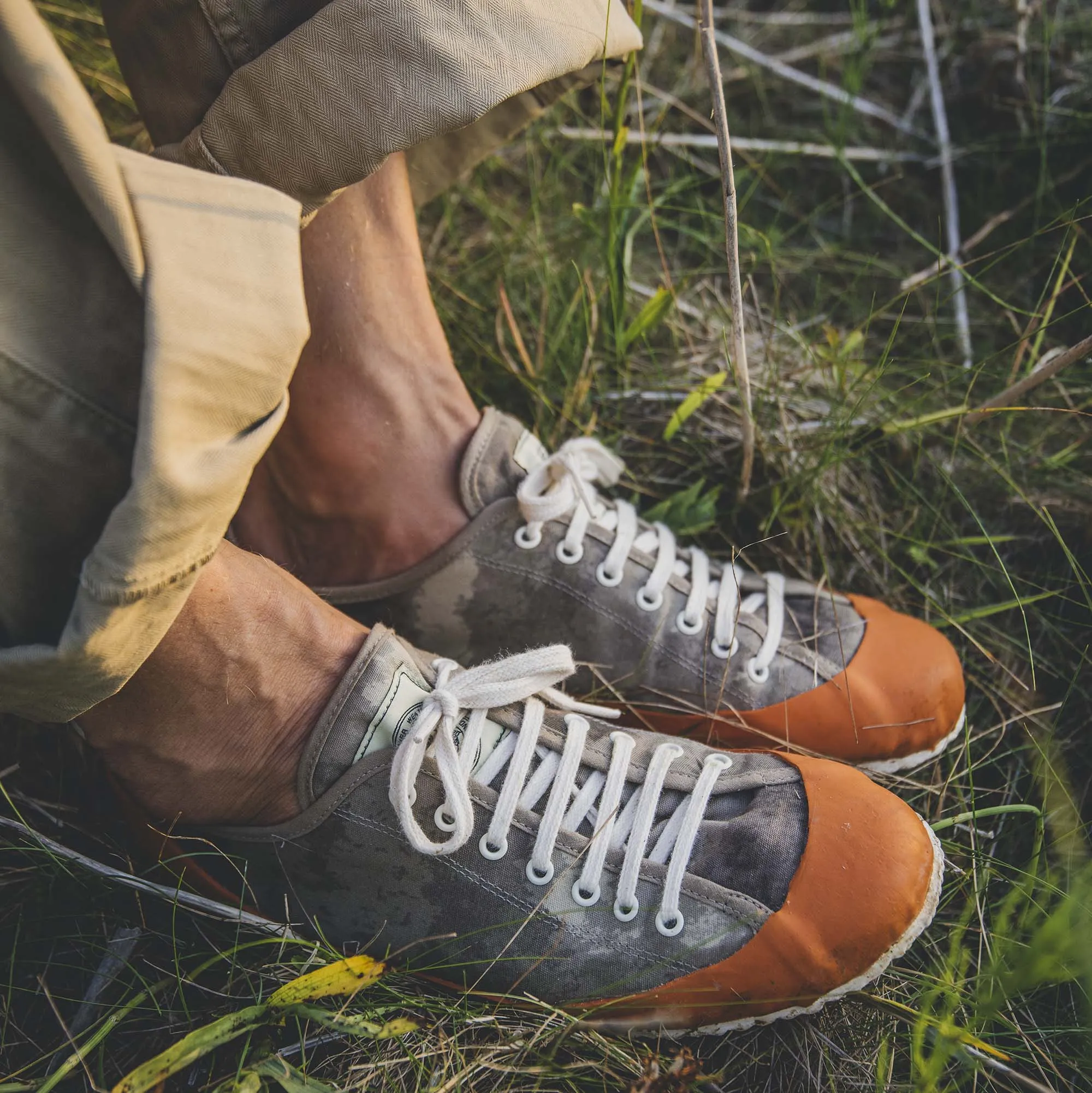 MARINE TYPE 2 DECK SHOE - CAMOUFLAGE/ORANGE