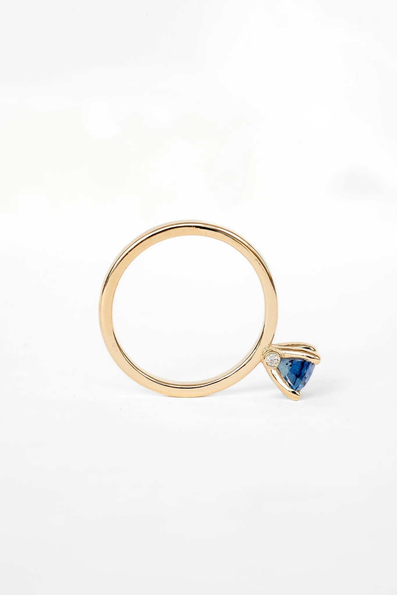 Mars Ring with 1.45ct Blue Sapphire