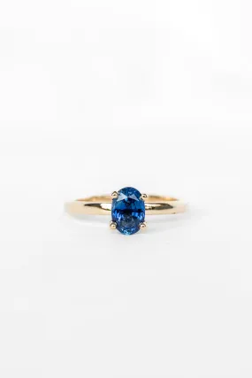 Mars Ring with 1.45ct Blue Sapphire