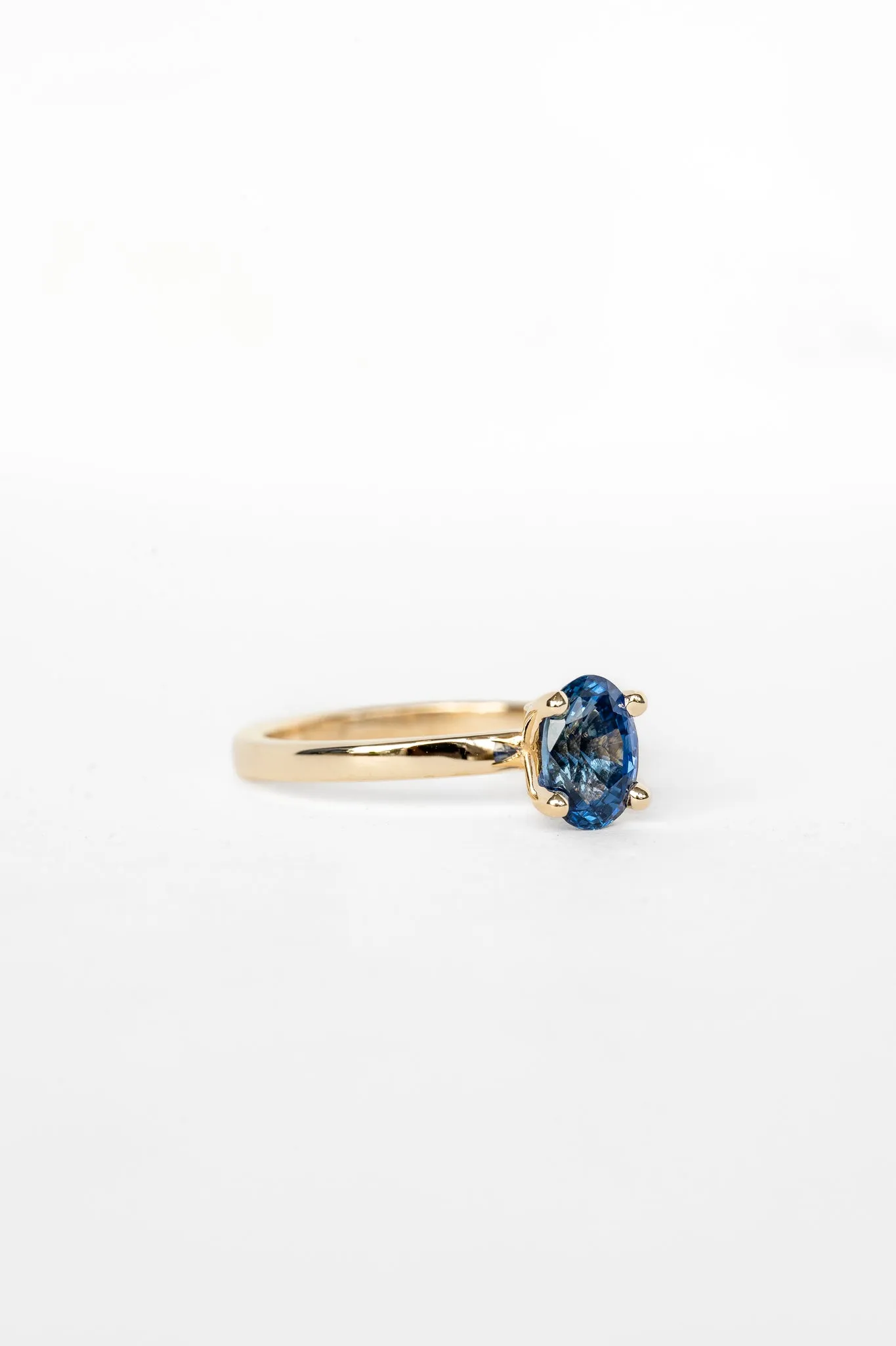 Mars Ring with 1.45ct Blue Sapphire