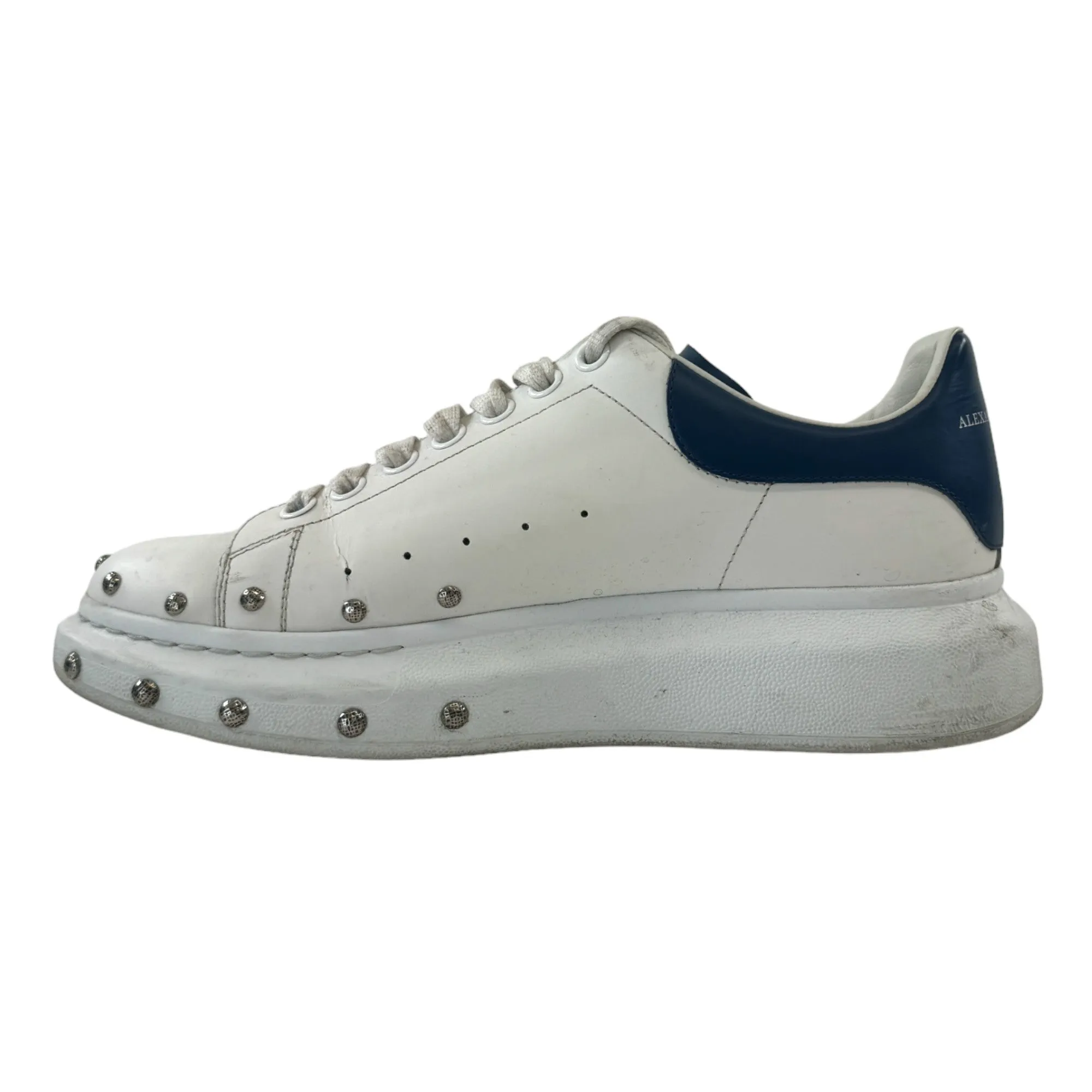 Men's Studded Oversized Low Trainers White Size EU 41 / UK 7