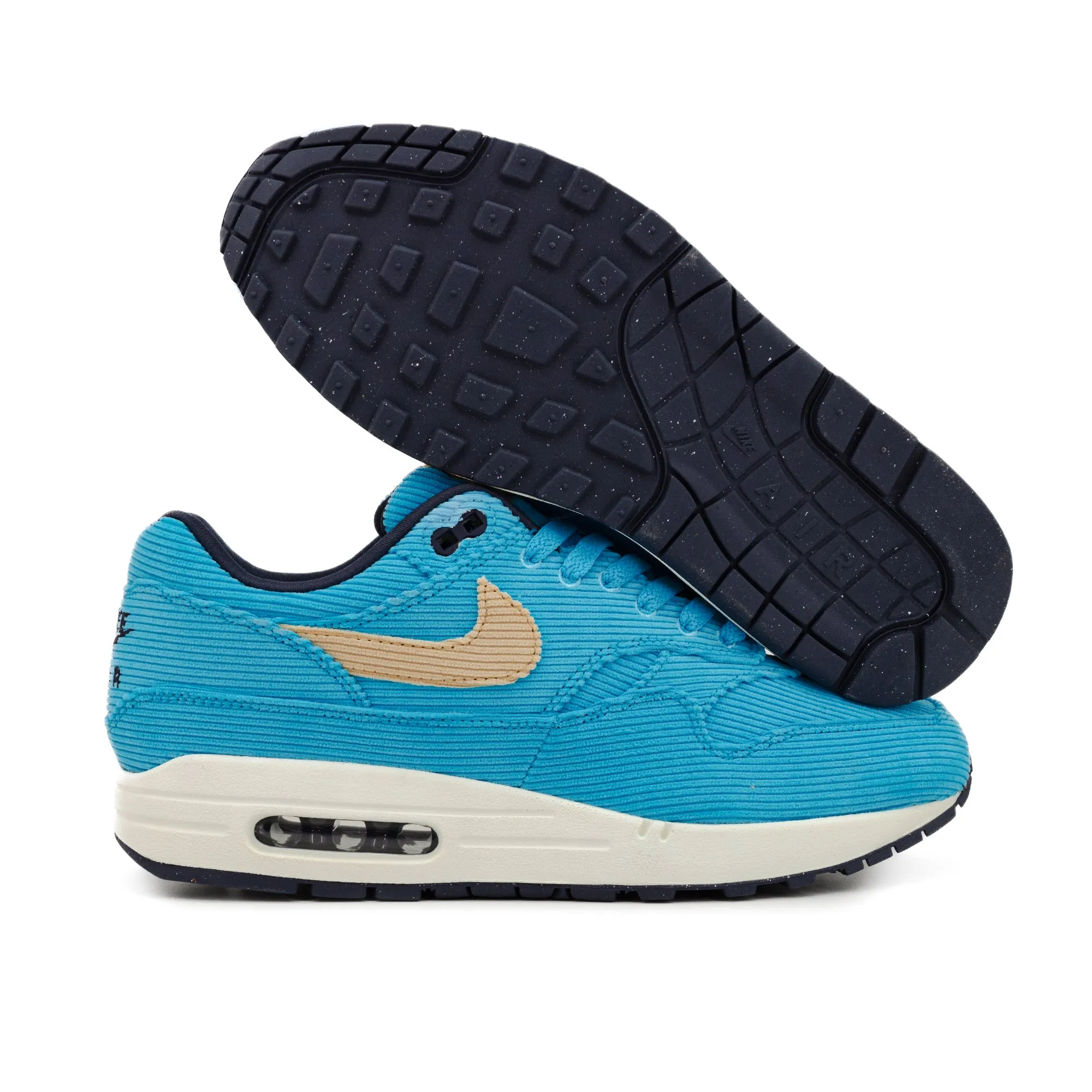 Nike Air Max 1 PRM "Corduroy" Baltic Blue/Sesame Gridiron Sail FB8915-400