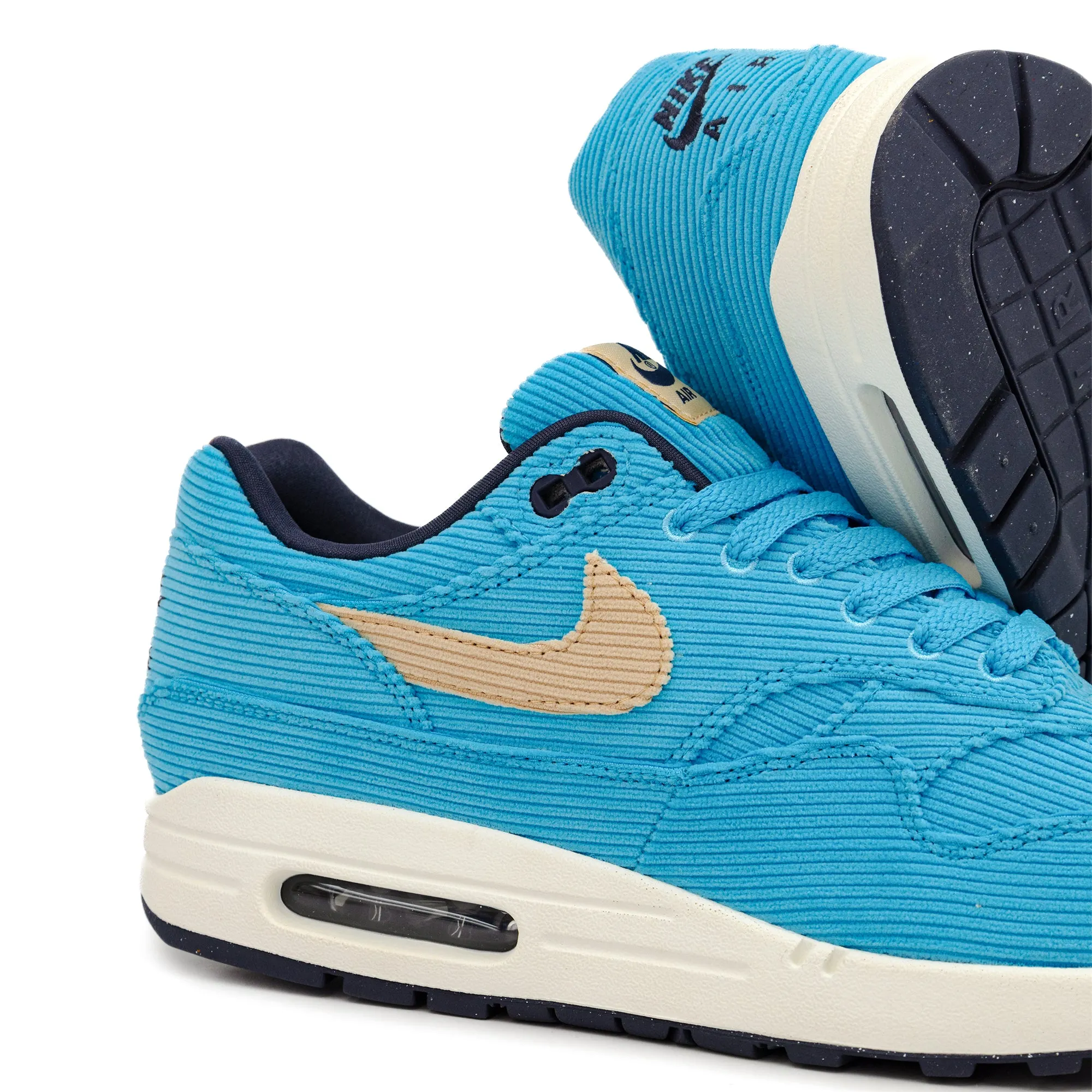 Nike Air Max 1 PRM "Corduroy" Baltic Blue/Sesame Gridiron Sail FB8915-400