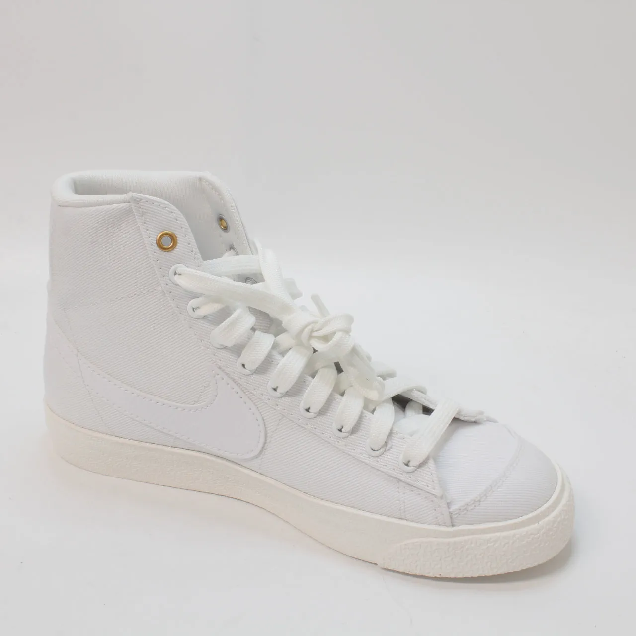 Nike Blazer Mid 77 White White Sail Black Canvas Uk Size 3