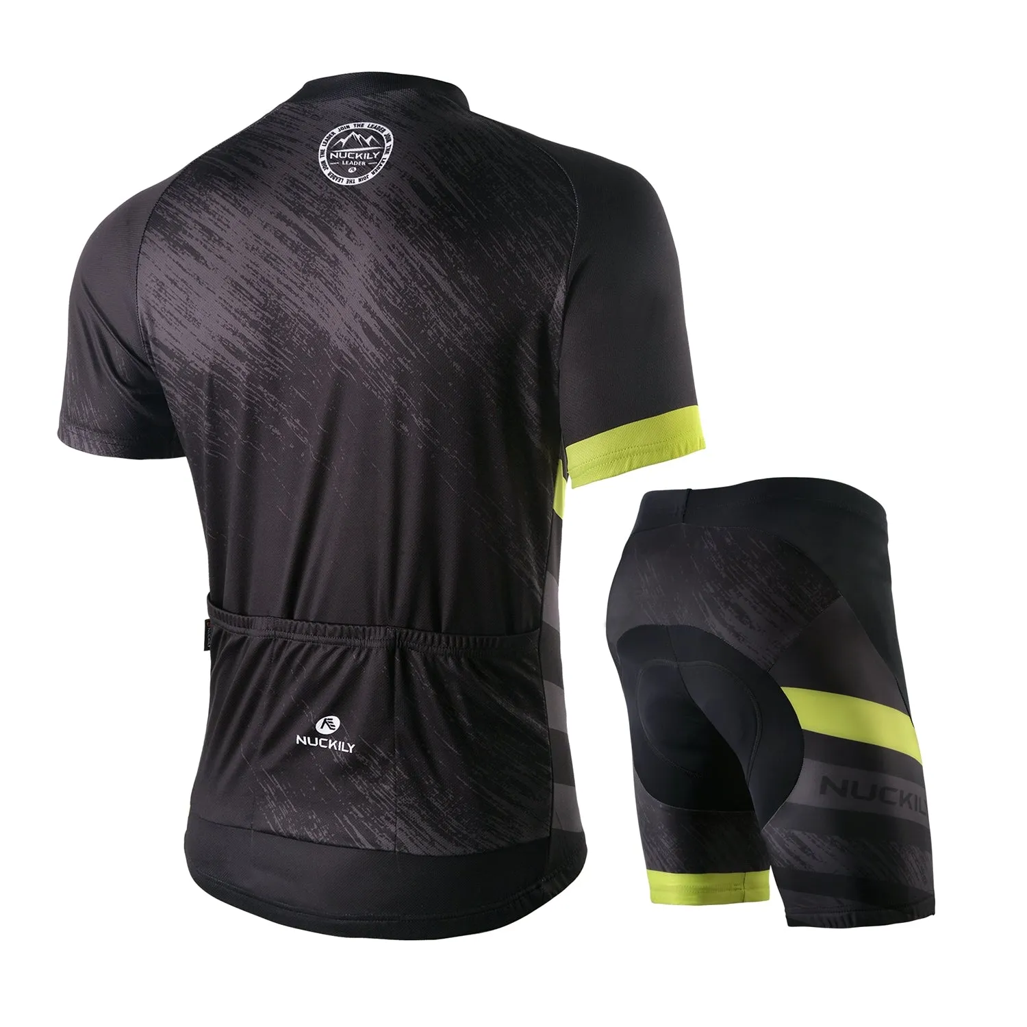 Nuckily Mycycology MA031-MB031 Half Sleeves Jersey and Gel Padded Shorts