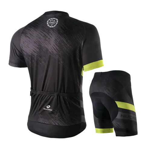 Nuckily Mycycology MA031-MB031 Half Sleeves Jersey and Gel Padded Shorts