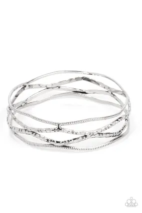 Paparazzi A Narrow ESCAPADE - Silver Bracelet