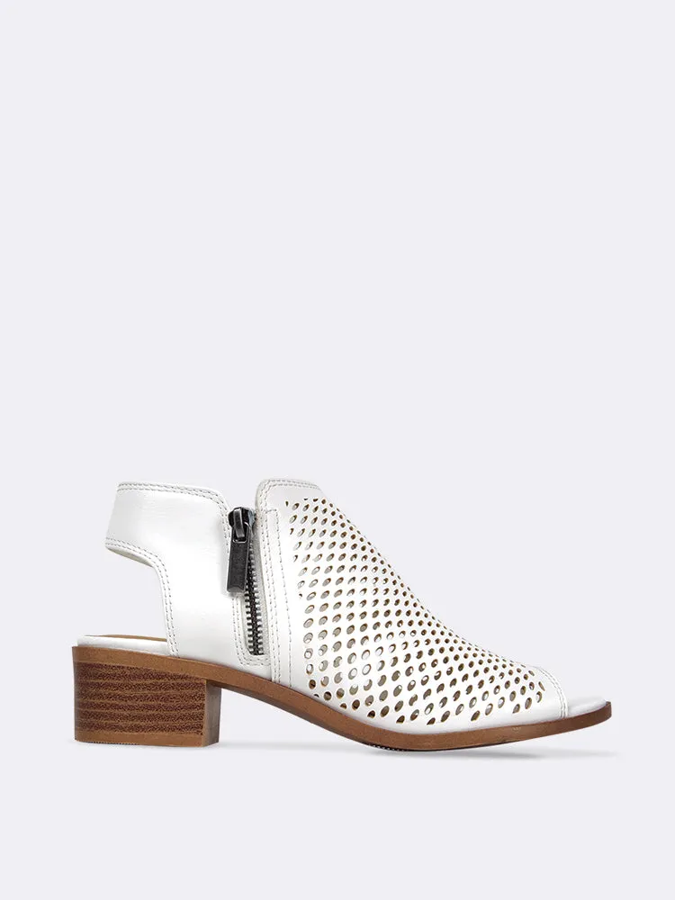 Perforated Low Bootie