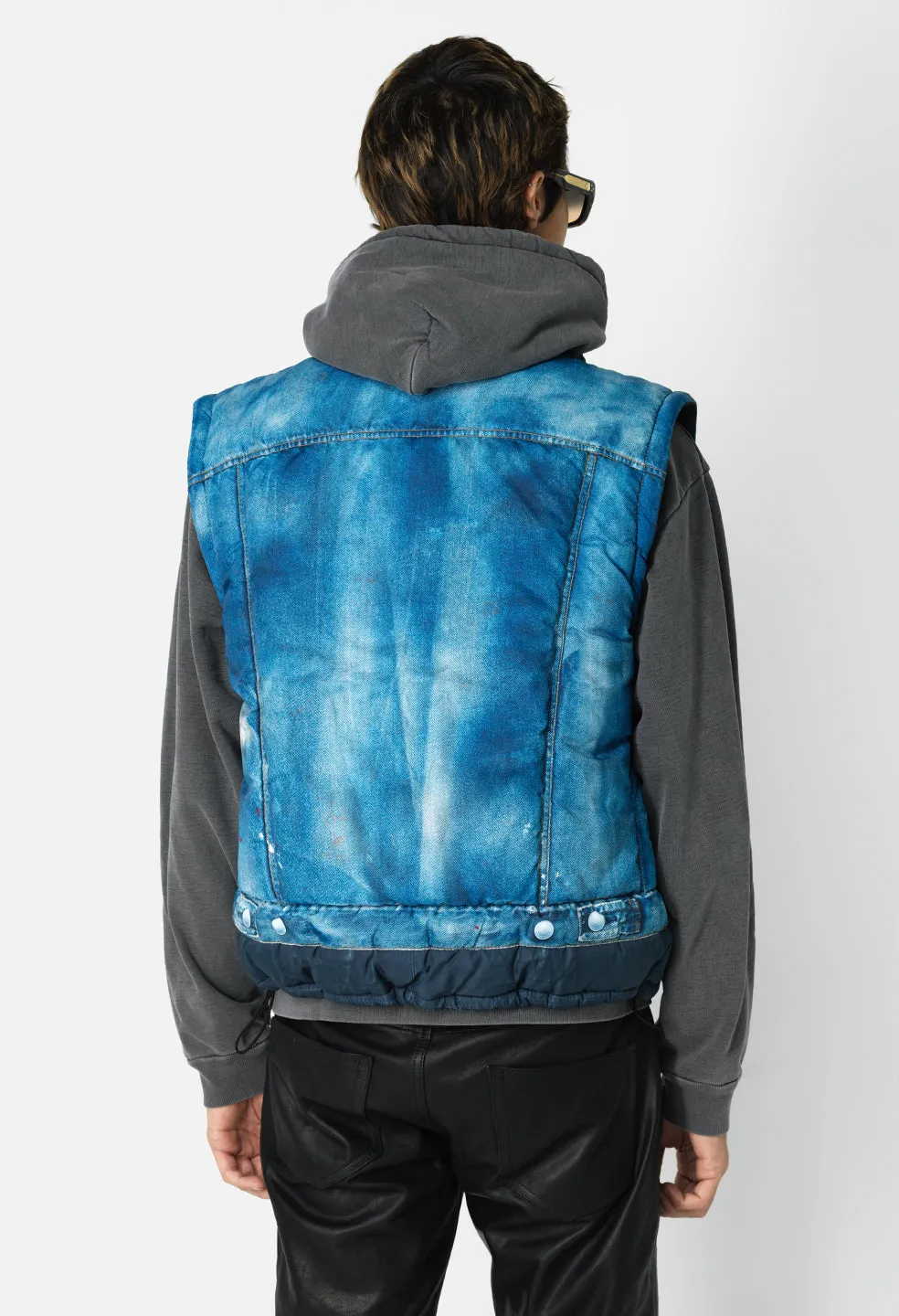 Pico Puffer Digital Print / Denim X Rider