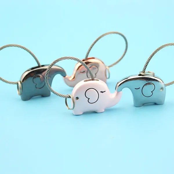 Save The Elephant Love Keychain Set