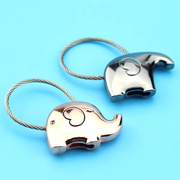 Save The Elephant Love Keychain Set