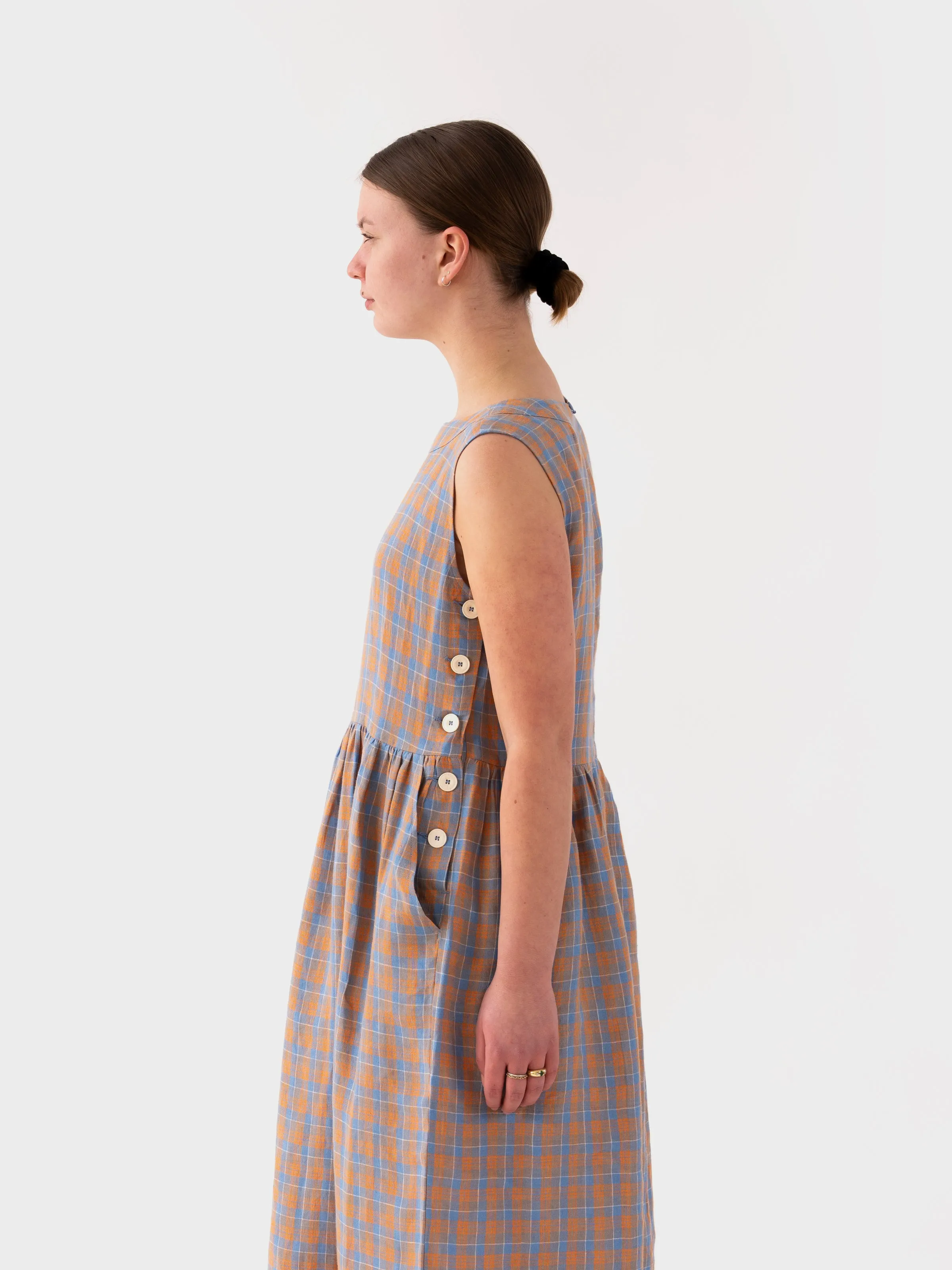 Sideline Tally Dress - Mixed Check