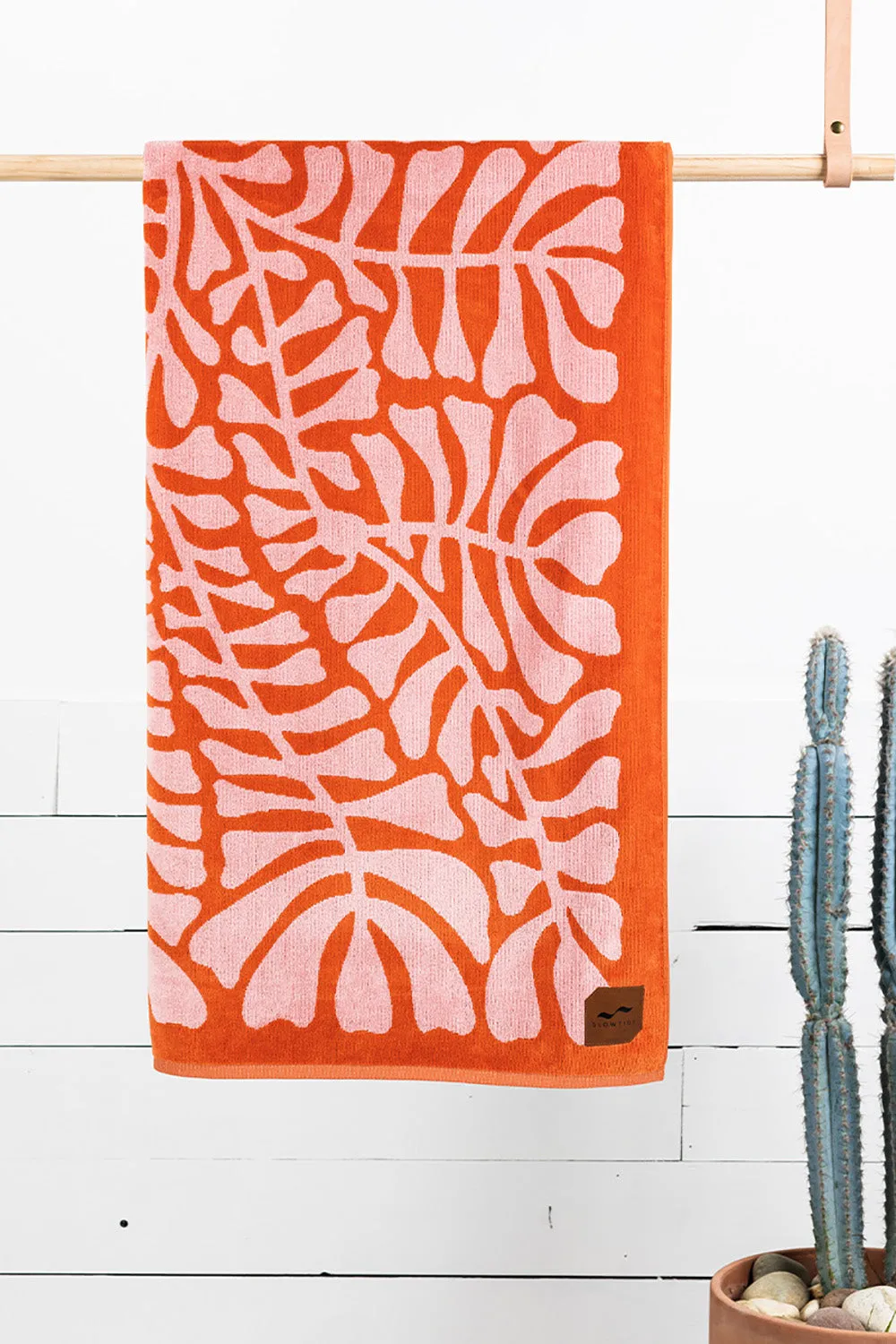 Slowtide Woven Beach Towel in Hapa