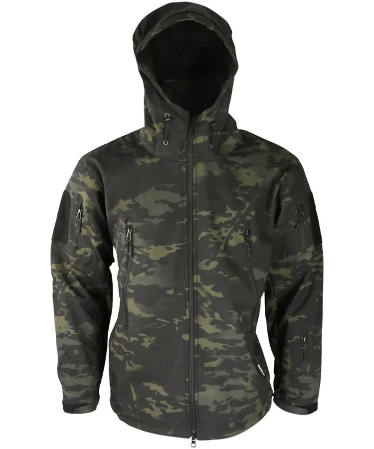 Soft Shell Jacket - Black Camo