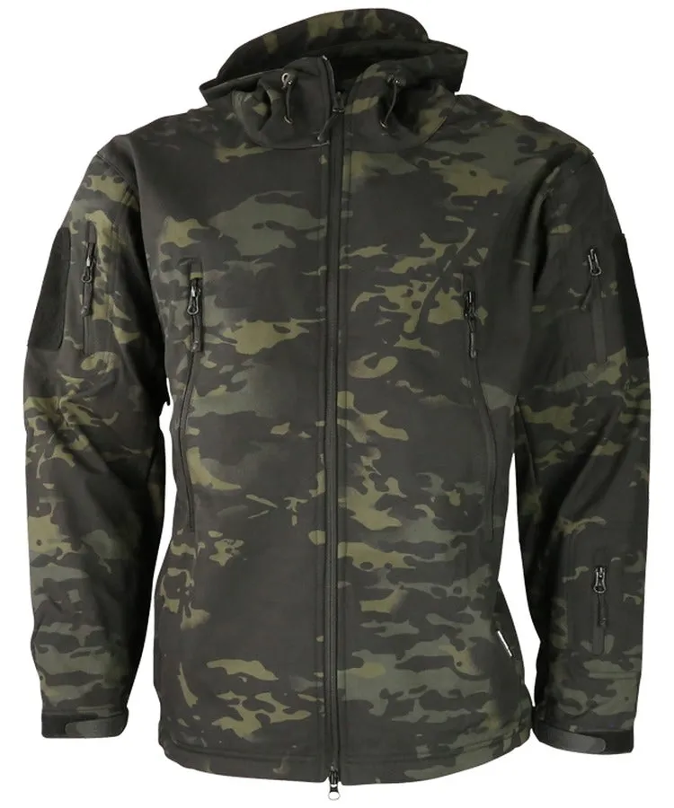 Soft Shell Jacket - Black Camo