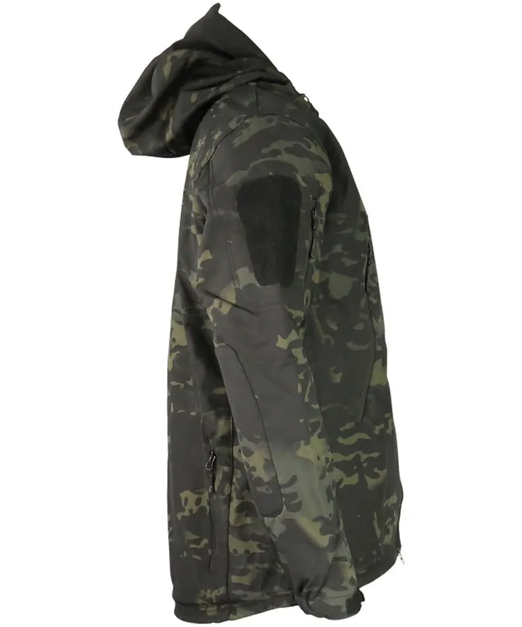 Soft Shell Jacket - Black Camo