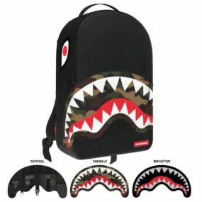 Sprayground Velcro 3 Sharks Interchangeable DLXV Backpack