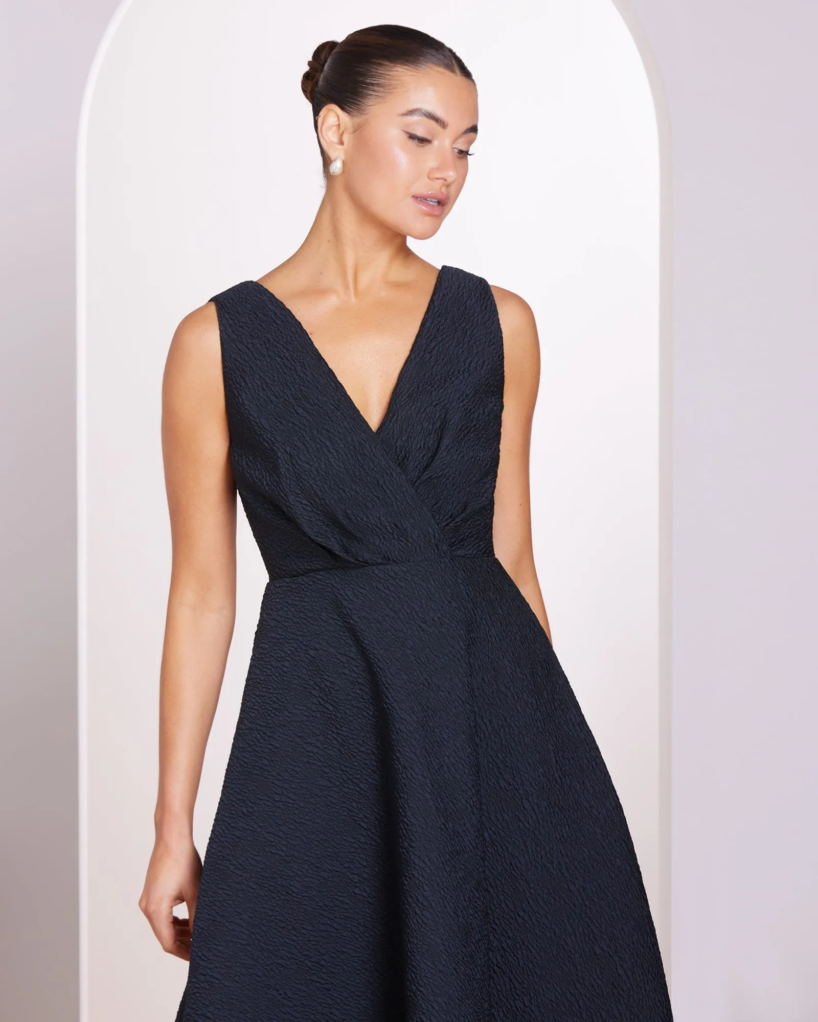 Stella A-line Midi Dress