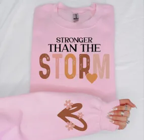 Stronger Than The Storm Graphic Sweatshirt