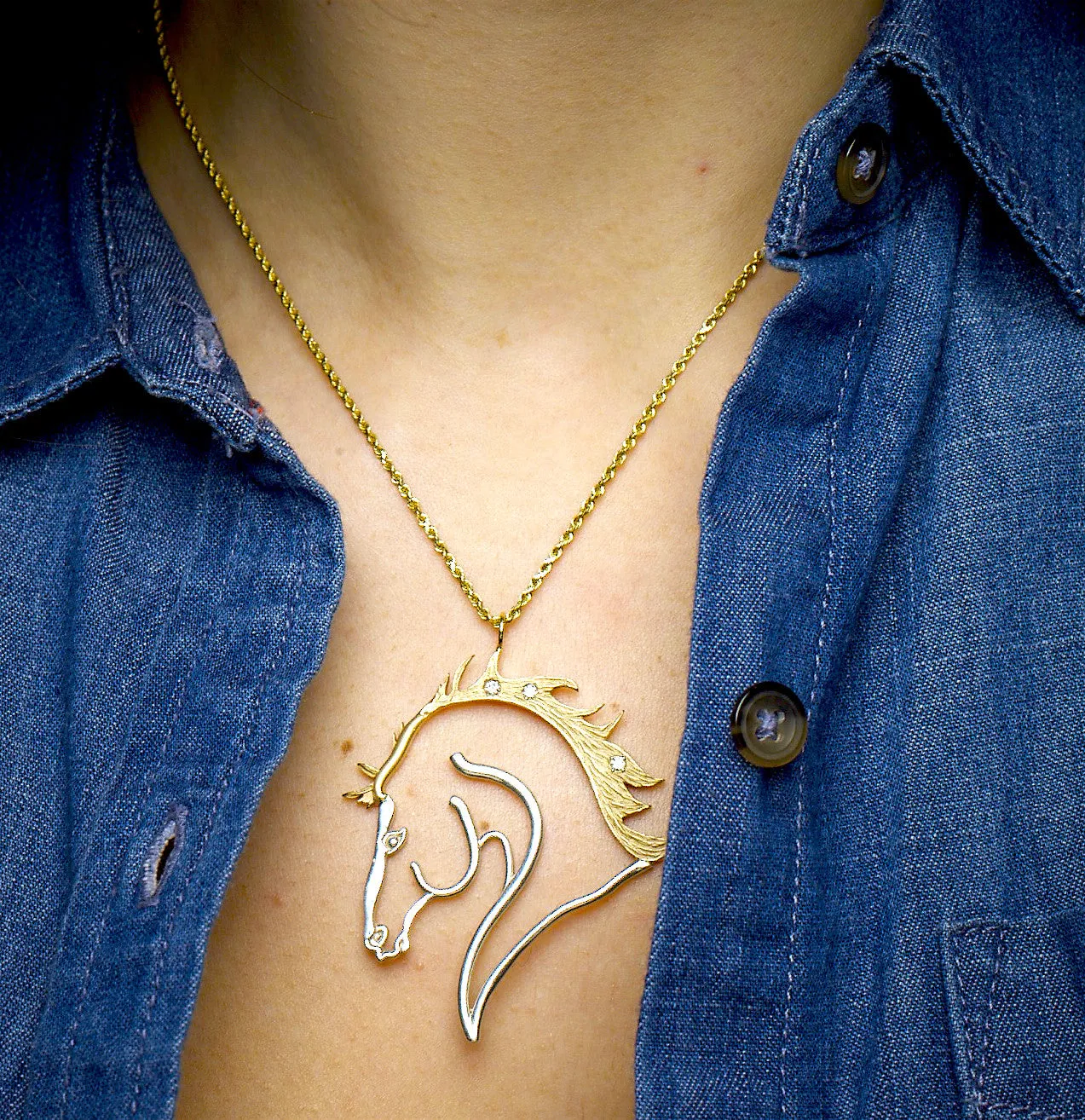 Sun Stallion Pendant