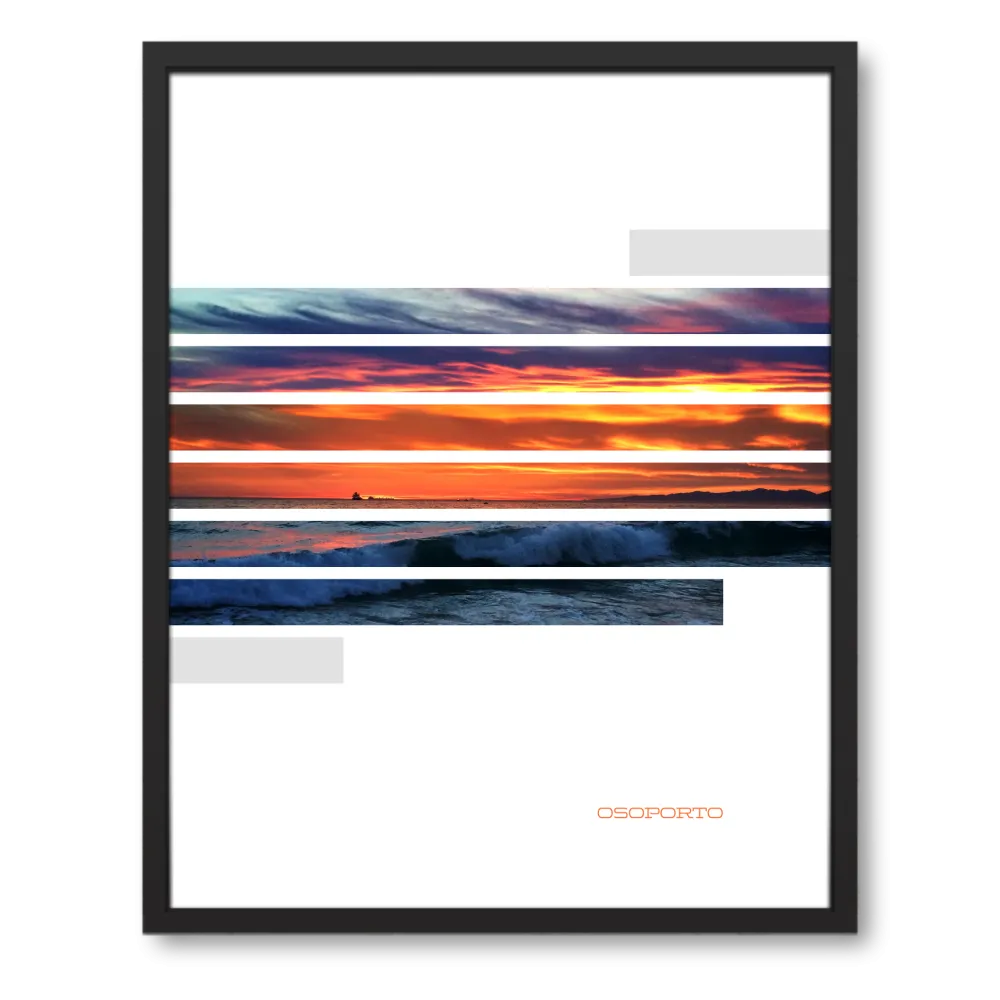 Sunstripes art poster