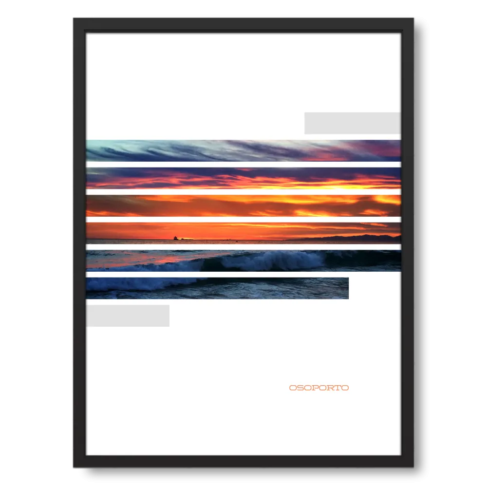 Sunstripes art poster