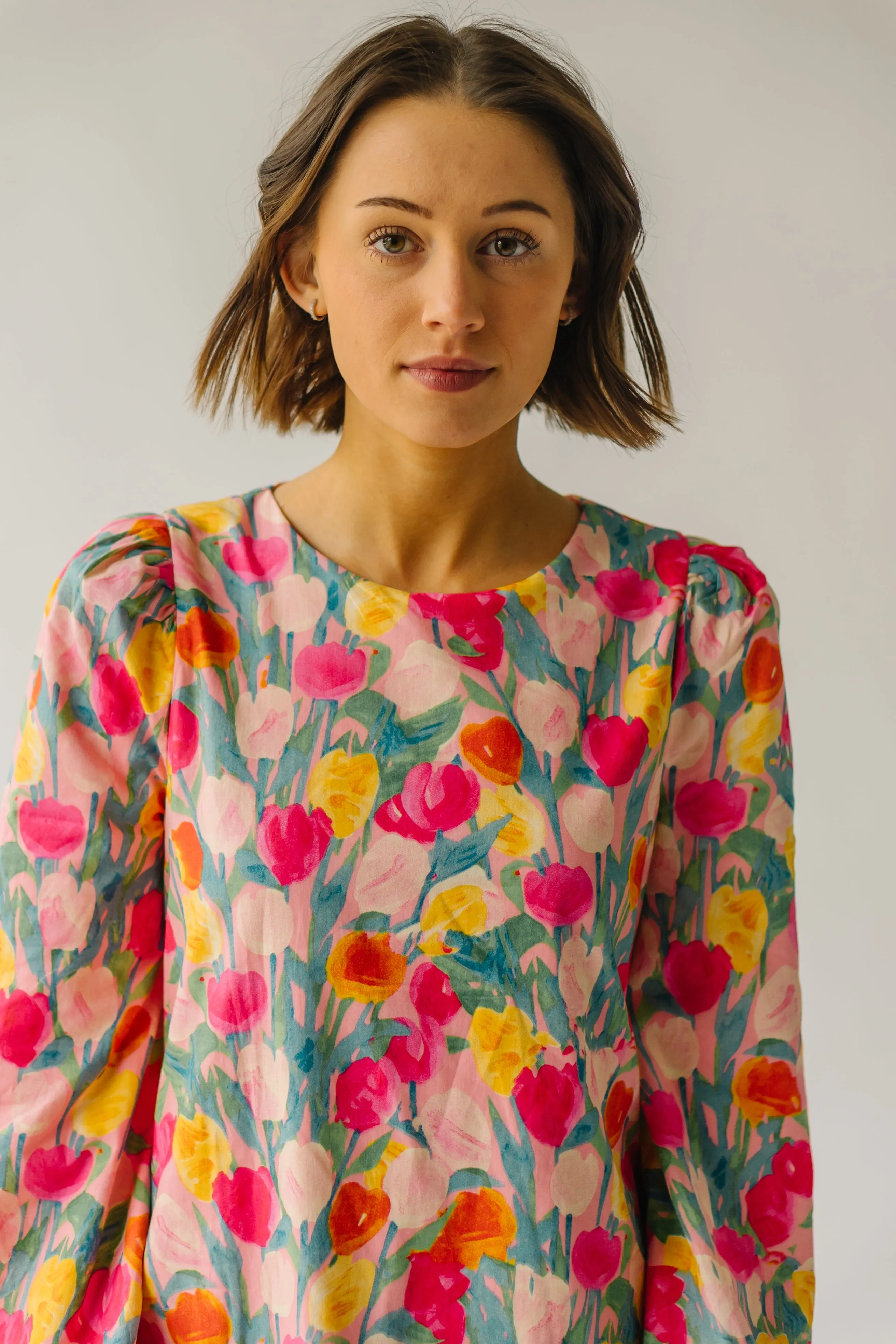 The Bullard Floral Dress in Pink