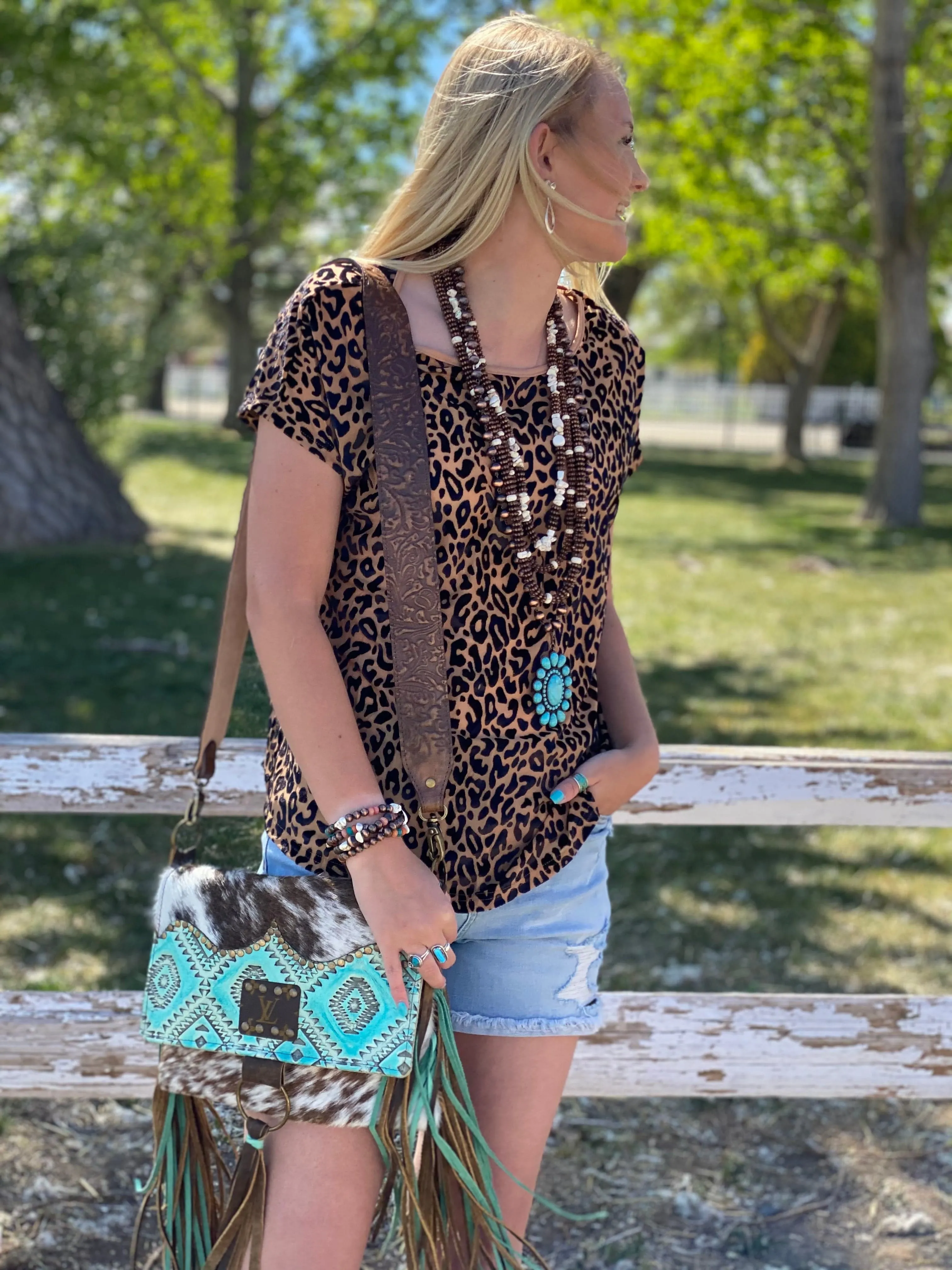 The Fall City Kitty Cheetah Top