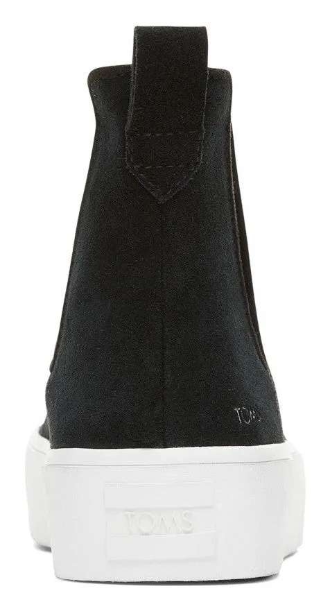 TOMS Fenix Platform Womens Leather Ankle Boot