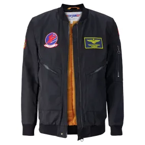 TOP GUN Unisex Stealth Bomber Jacket - STEALTH BLACK