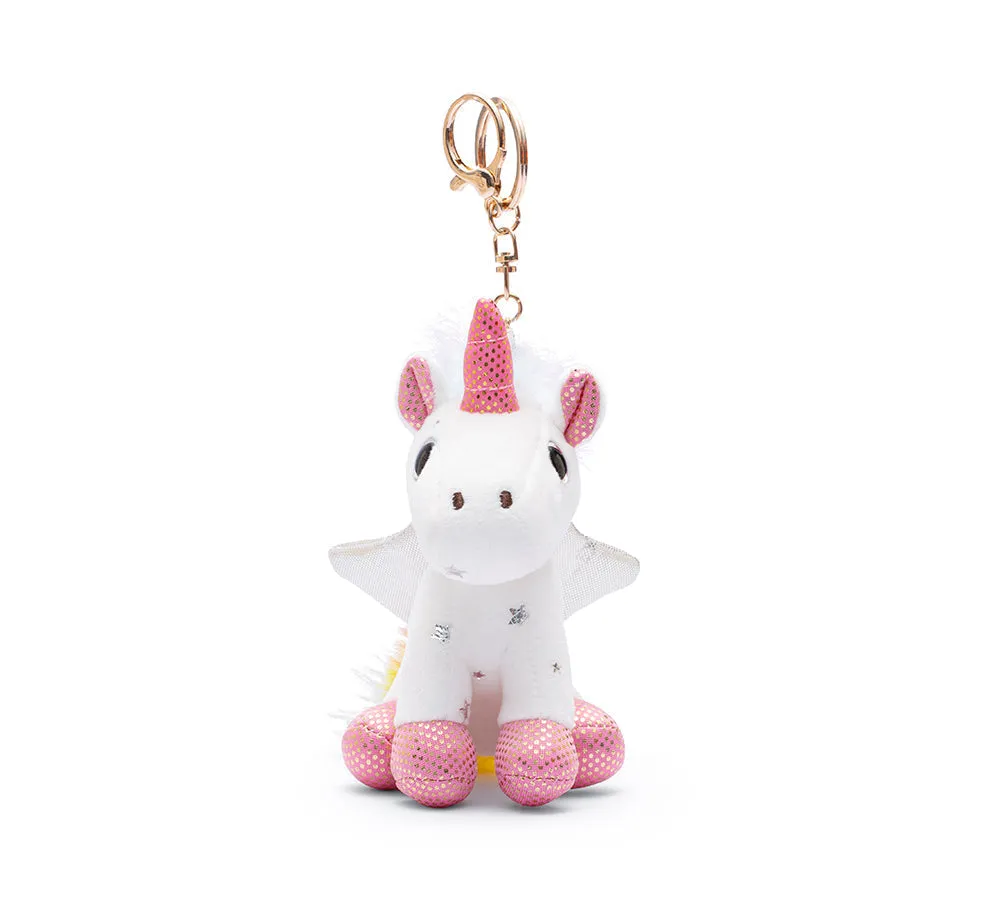 UGG AUSTRALIAN SHEPHERD Cute Plush Unicorn Keyring