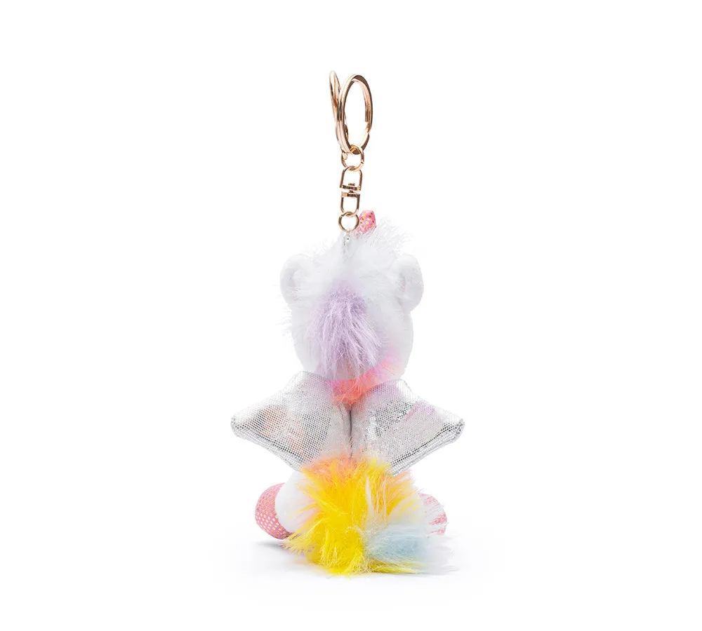 UGG AUSTRALIAN SHEPHERD Cute Plush Unicorn Keyring