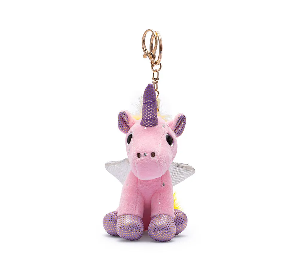 UGG AUSTRALIAN SHEPHERD Cute Plush Unicorn Keyring