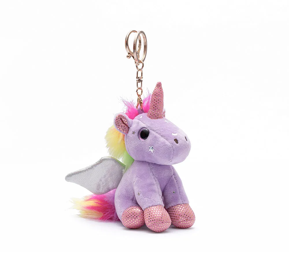 UGG AUSTRALIAN SHEPHERD Cute Plush Unicorn Keyring