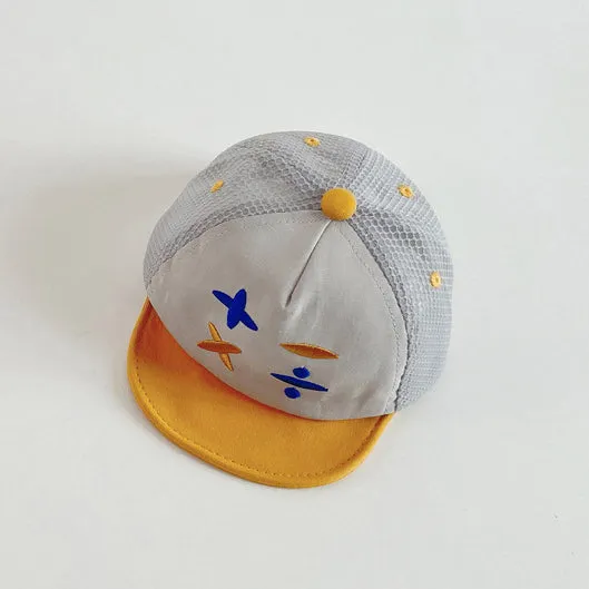 Unisex Color-blocking Cartoon Embroidered Accessories Hats