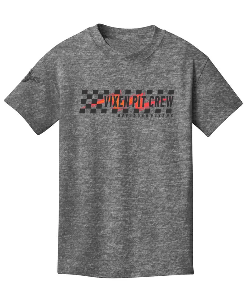 Youth Pit Crew Tee Gray - BB